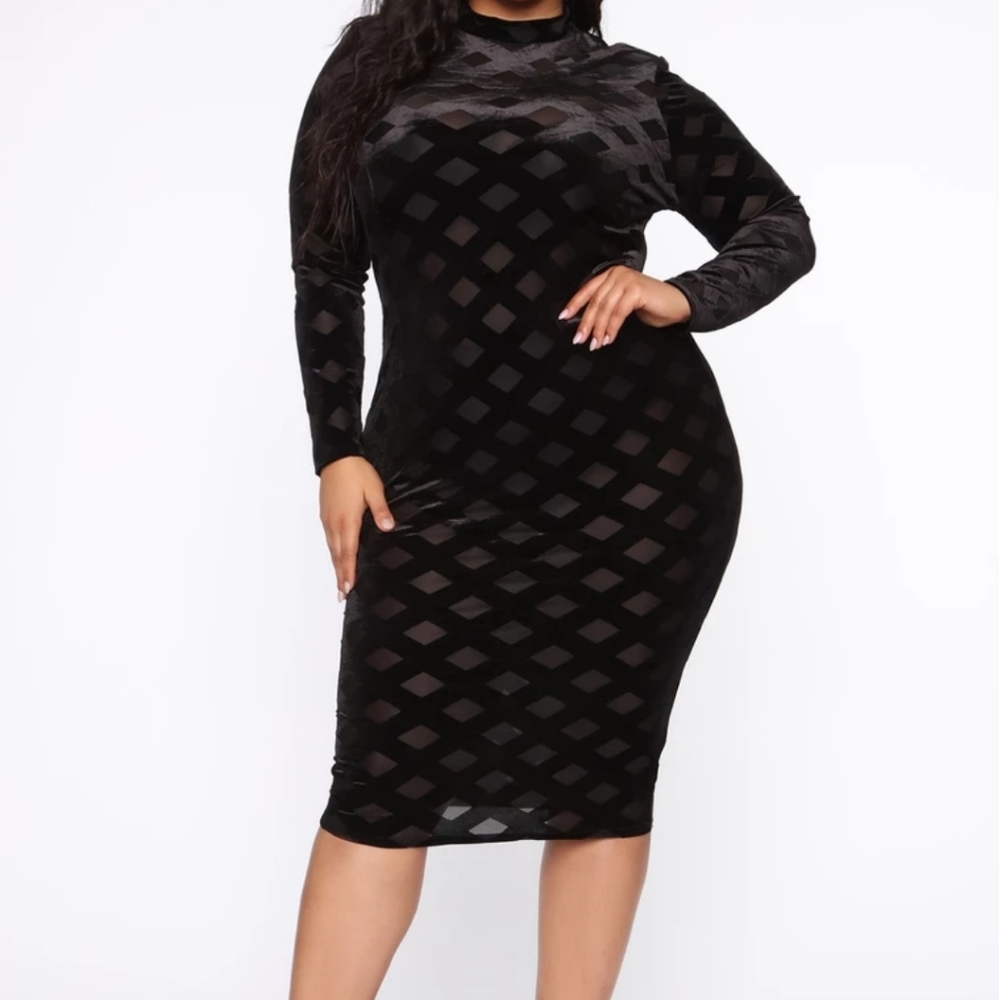 Looking Forward To It Midi Dress - Black